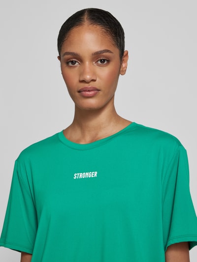 Stronger T-Shirt mit Label-Print Grass 3