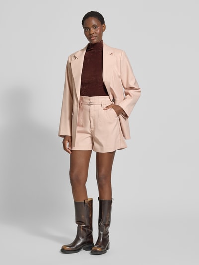 Luisa Cerano Longsleeve mit Stehkragen Dunkelbraun 1