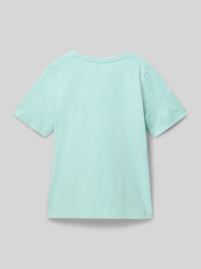 Productfoto, Regular Fit T-shirt uit puur katoen van s.Oliver RED LABEL voor kinderen, look: effen, korte mouw, jersey, lichtblauw