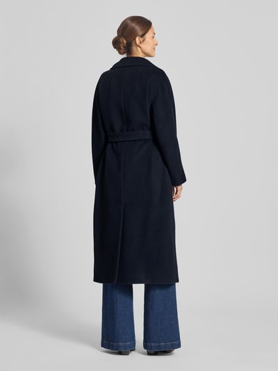 Weekend Max Mara Płaszcz wełniany o kroju regular fit z dodatkiem wełny z alpaki i moheru model ‘TEMPERA’ Granatowy 5