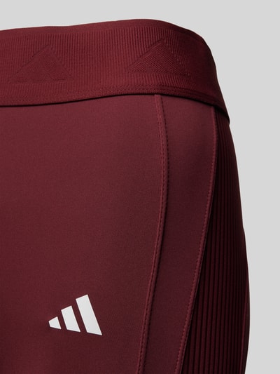 ADIDAS SPORTSWEAR Skinny Fit Leggings mit Logo-Print Aubergine 2