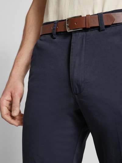 Jack & Jones Regular Fit Chino mit Gürtel Modell 'OLLIE' Marine 3