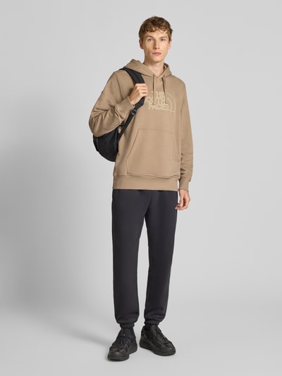 The North Face Hoodie mit Label-Stitching Beige 1
