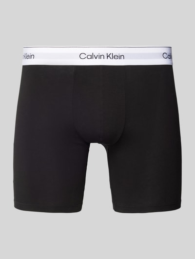 Calvin Klein Underwear Regular Fit Trunks aus Baumwoll-Mix im 3er-Pack Black 1