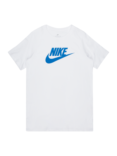 Nike Athletic Fit T-Shirt mit Logo-Print Weiss 1