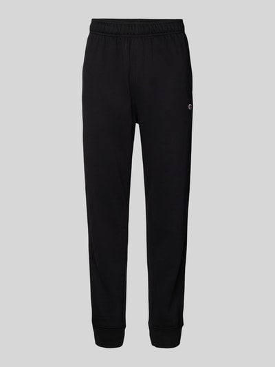 CHAMPION Regular Fit Sweatpants mit Logo-Stitching Black 2