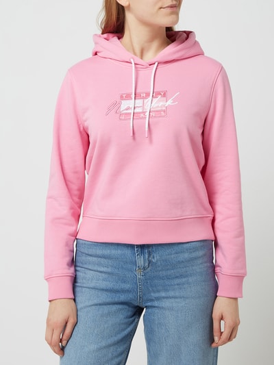 Tommy Jeans Hoodie mit Label-Stitching Pink 4