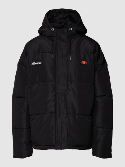 Ellesse Gewatteerd jack met logostitching, model 'PEJO' Zwart - 2