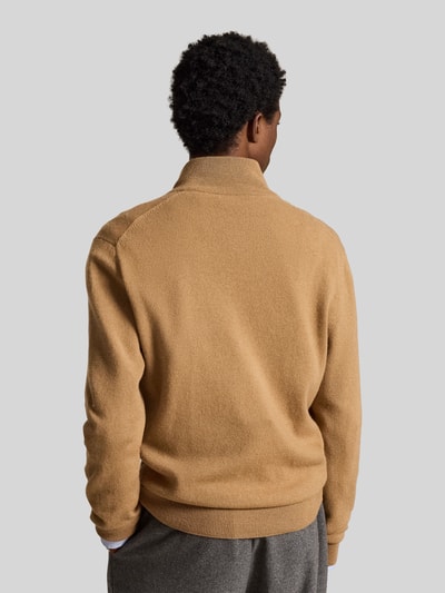 Polo Ralph Lauren Regular Fit Troyer aus reiner Wolle Camel 5