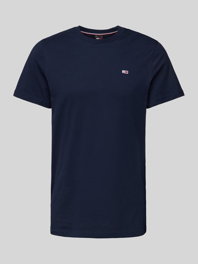 Tommy Jeans T-shirt met labelstitching Marineblauw - 2