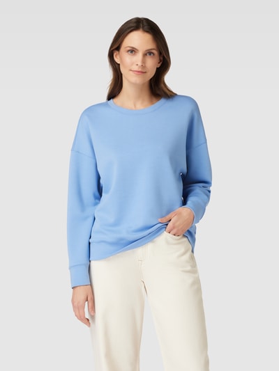 Christian Berg Woman Sweatshirt met ribboorden Hemelsblauw - 4