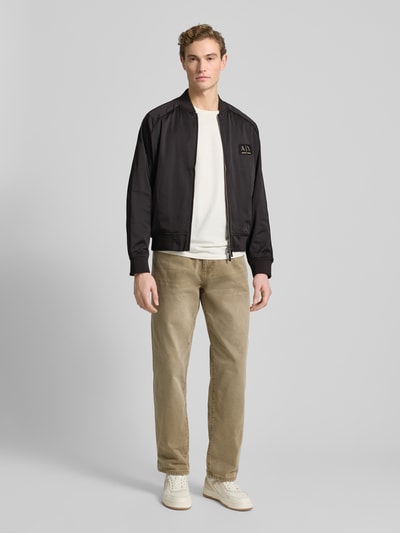 ARMANI EXCHANGE Bomberjack met ritssluiting Zwart - 1