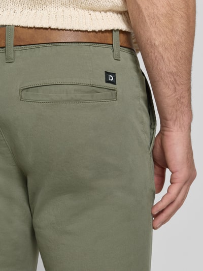 Tom Tailor Denim Slim Fit Chino aus Baumwoll-Mix Oliv 3