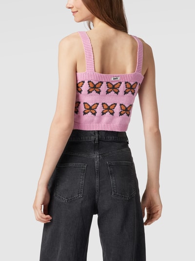 Levi's® Crop Top mit Strick-Optik Rosa 5