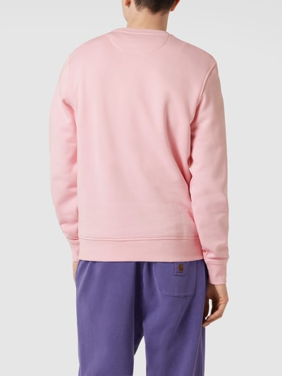 Lacoste Sweatshirt mit Label-Patch Rosa 5