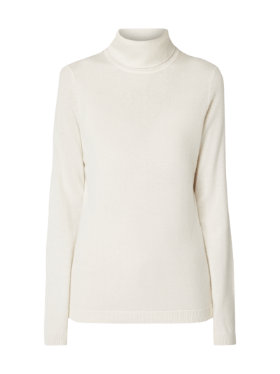 Christian Berg Woman Rollkragen-Pullover aus Kaschmir  Offwhite 2