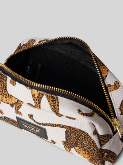 WOUF Kosmetiktasche mit Animal-Print Modell 'The Leopard' Sand 3