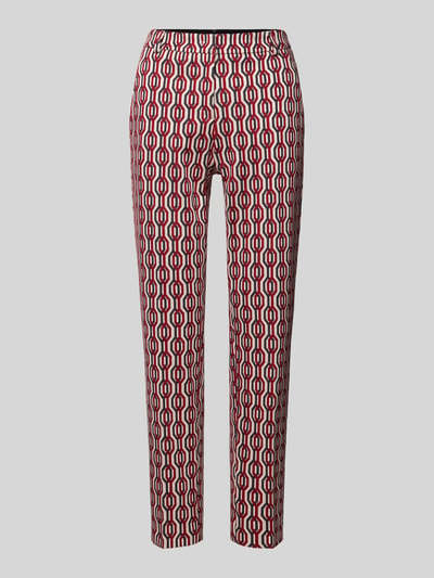 Brax Skinny Fit Stoffhose in verkürzter Passform Modell 'Style.Maron' Rot 2