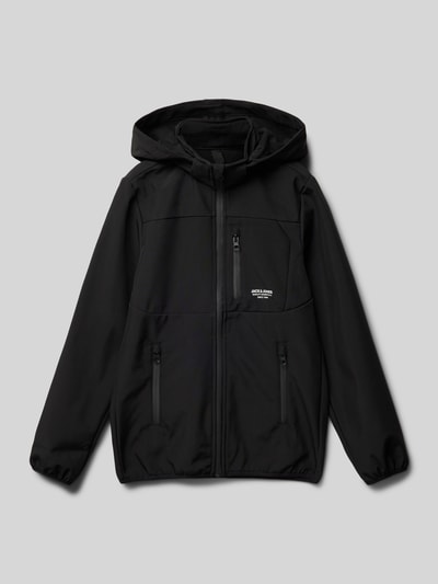 Jack & Jones Softshell-Jacke mit Reißverschlusstaschen Modell 'THEO' Black 1