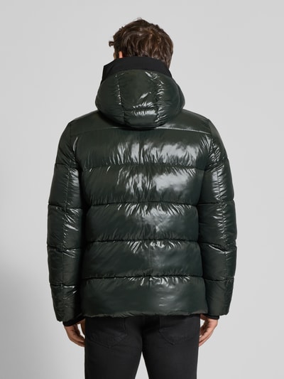 Geox Gewatteerd jack met capuchon Olijfgroen - 5