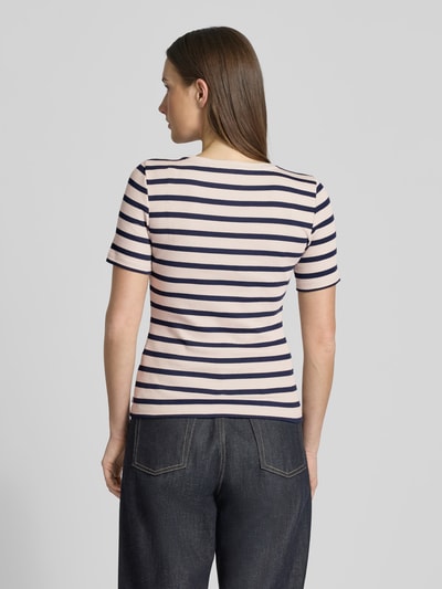 Tom Tailor Denim Slim Fit T-Shirt aus Baumwoll-Mix Offwhite 5