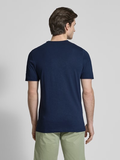 s.Oliver RED LABEL Regular Fit T-Shirt aus reiner Baumwolle Dunkelblau 5