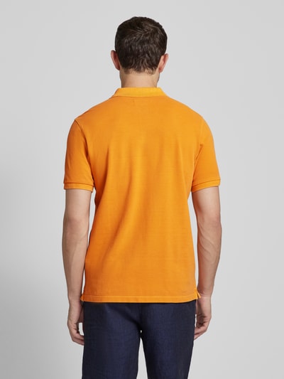 Marc O'Polo Poloshirt mit Label-Detail Orange 5