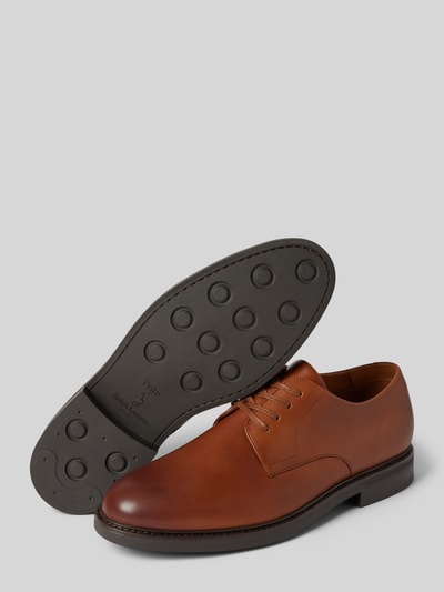 Polo Ralph Lauren Derby schoenen met vetersluiting, model 'ASHER' Cognac - 3