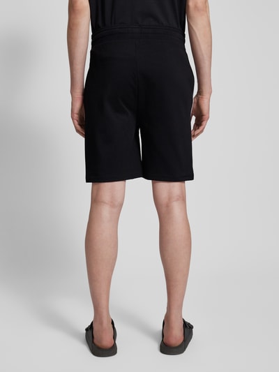 BOSS Sweatshorts met labelstitching Zwart - 5