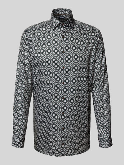 OLYMP Koszula biznesowa o kroju regular fit z czystej bawełny Zielony 2