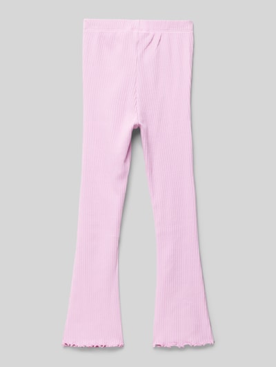 s.Oliver RED LABEL Sweatpants in riblook Roze - 3