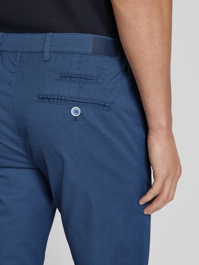 Brax Slim Fit Chino mit französischen Eingrifftaschen Modell 'FABIO' Marine 3