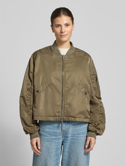 Beaumont Amsterdam Boxy fit jack met tweewegritssluiting Model 'JODY' Olijfgroen - 4