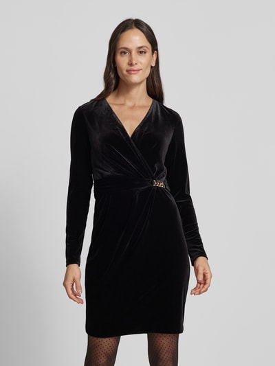 Christian Berg Cocktail Cocktailkleid in Wickel-Optik Black 4