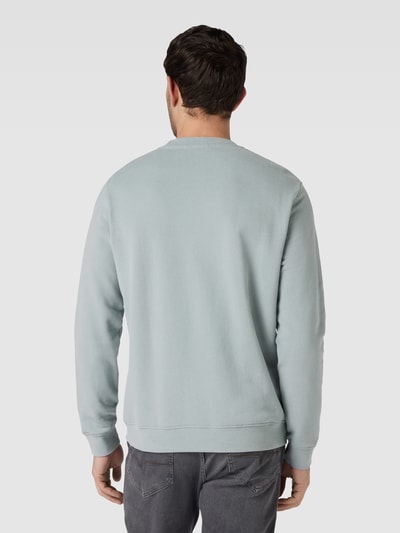 Armedangels Sweatshirt met labelstitching, model 'BAARO' Mintgroen - 5