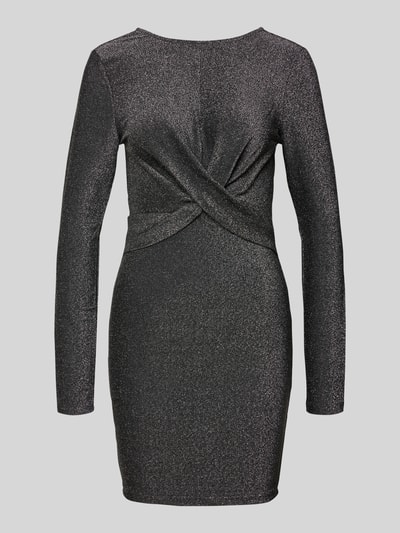 ONLY Tailliertes Cocktailkleid in Wickel-Optik Modell 'RICH' Silber 2