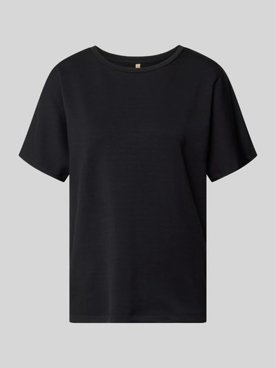 Soyaconcept t-shirt z okrągłym dekoltem model 'BANU' BLACK 2