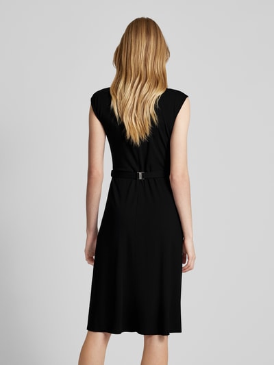 Lauren Ralph Lauren Sukienka midi z paskiem w talii model ‘JEANDELIO’ Czarny 5