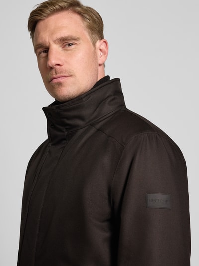 HECHTER PARIS Mantel mit Stehkragen Black 3