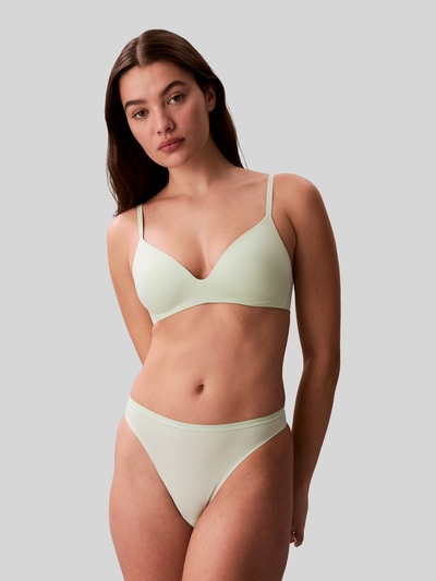 Calvin Klein Underwear string met elastische band met label Mintgroen - 4