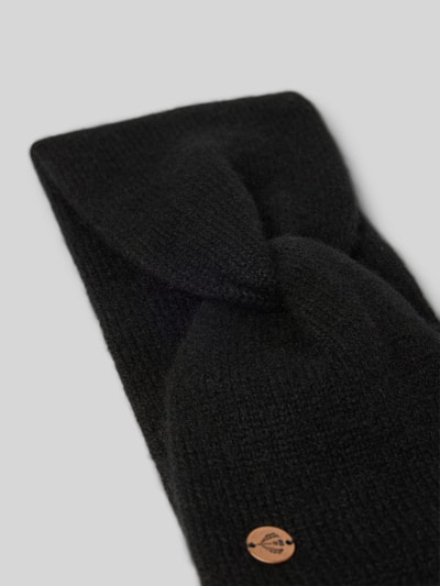 FRAAS Kaschmirstirnband mit Label-Applikation Black 2