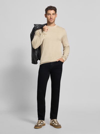 MCNEAL Straight fit jeans in 5-pocketmodel Zwart - 1