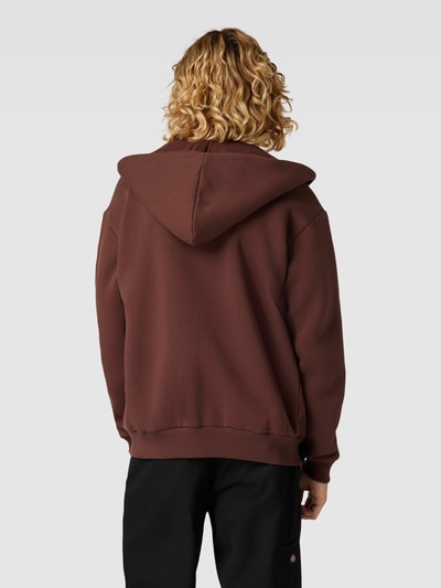 REVIEW Sweatjacke mit Kapuze Dunkelbraun 5
