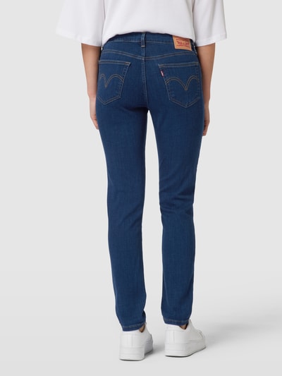 Levi's® 300 Jeansy o kroju boyfriend fit ze średnim stanem i 5 kieszeniami Ciemnoniebieski 5