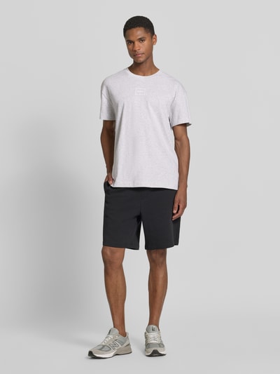 HUGO Regular Fit T-Shirt aus Baumwoll-Mix Modell 'LAZE T-SHIRT' Hellgrau 1