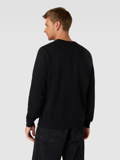 s.Oliver RED LABEL Sweatshirt mit Rundhalsausschnitt in unifarbenem Design Black 5