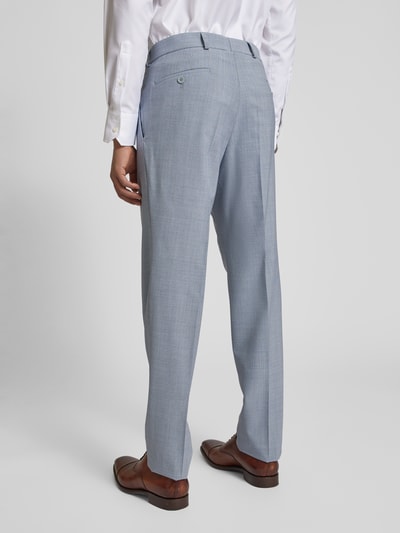 Carl Gross Chino met structuurmotief, model 'Shiver' Lichtblauw - 5