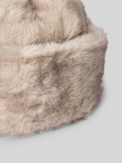 Pieces One Size Mütze in Kunstfell-Optik Modell 'JUTLANDIA' Beige 2