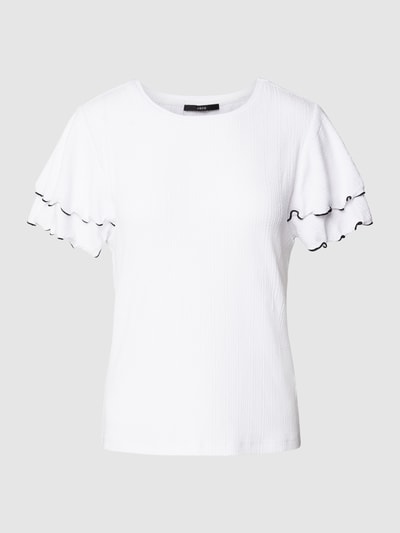 Zero T-Shirt mit Strukturmuster Offwhite 2