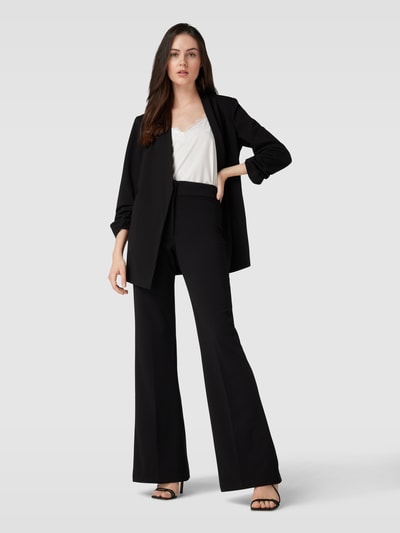 DKNY Flared fit broek met haakjes- en ritssluiting Zwart - 1